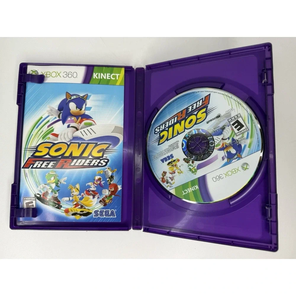 Sonic Free Riders Xbox 360 - Complete CIB🔥Fast Shipping🔥~